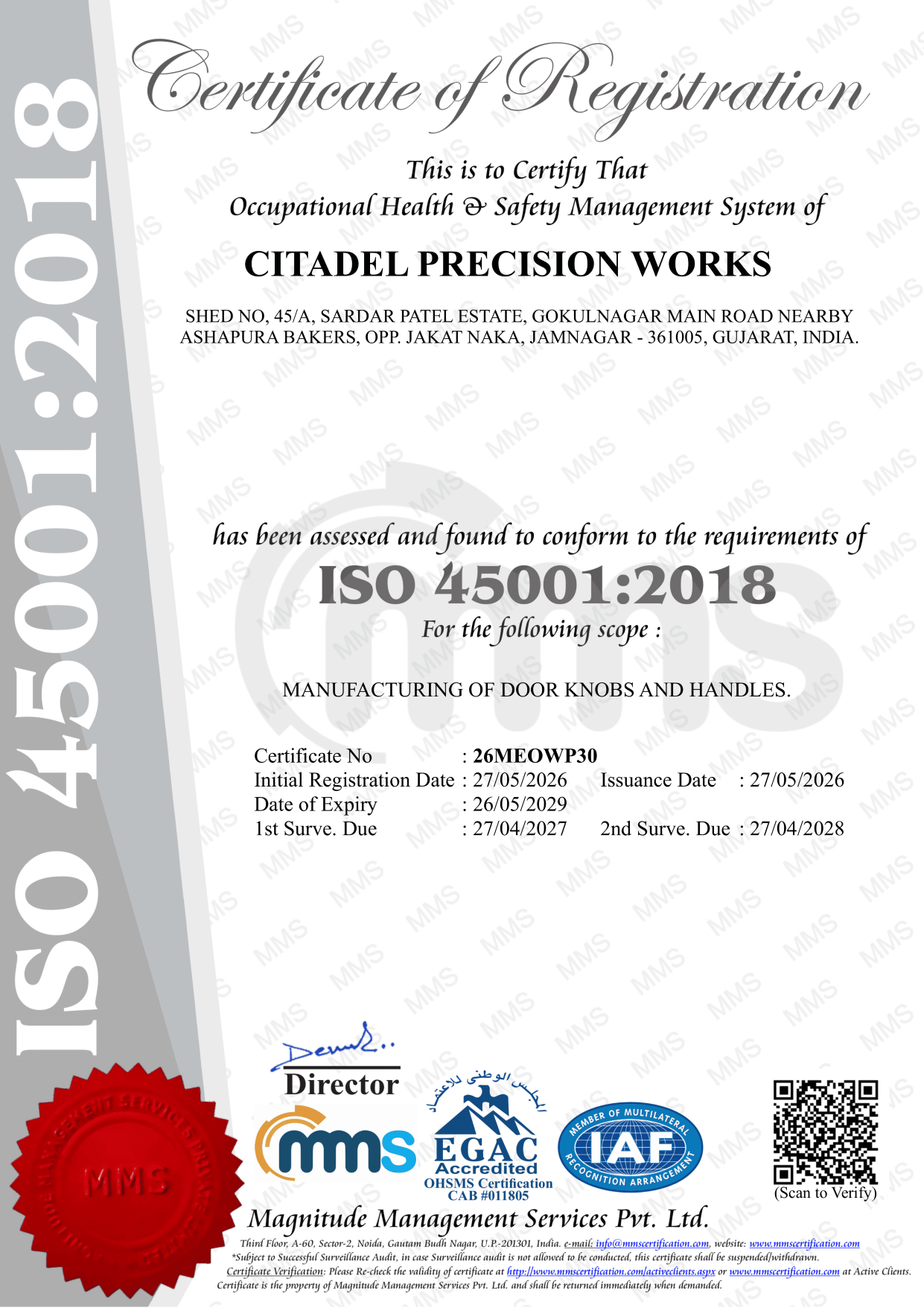 ISO 45001 : 2018