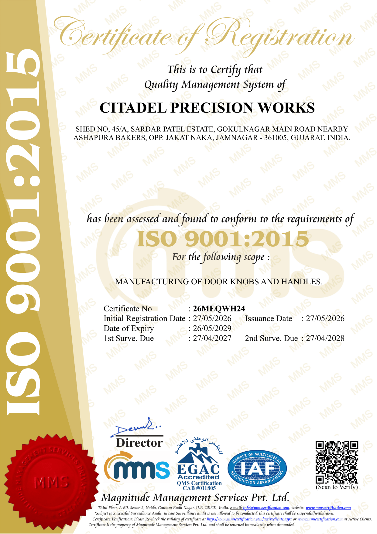 ISO 9001 : 2015