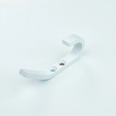 Rio Solid Brass Wall Hook - White