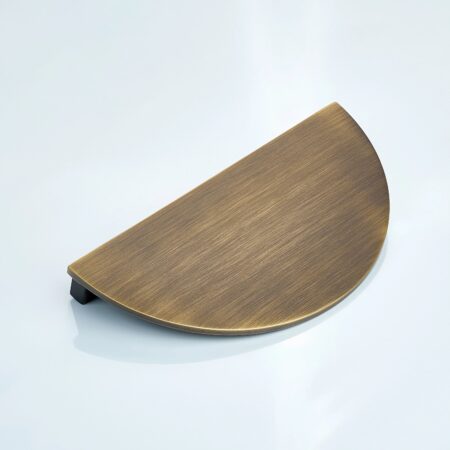 Elsin Half Round Brass Cabinet Pull - Antique Bronze