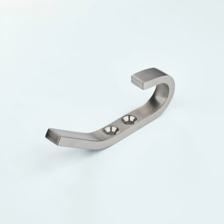 Rio Solid Brass Wall Hook - Silver