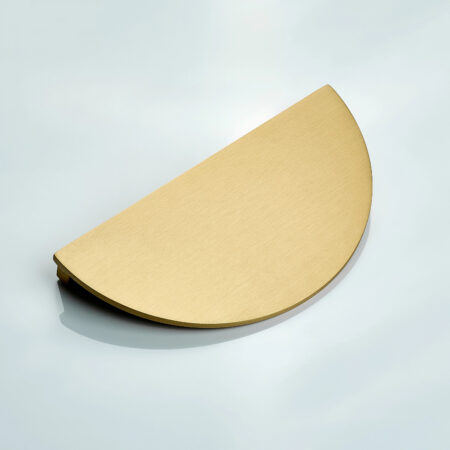 Elsin Half Round Brass Cabinet Pull - Gold
