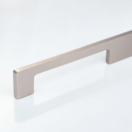 Falvex Slim Brass Cabinet Handle - Silver
