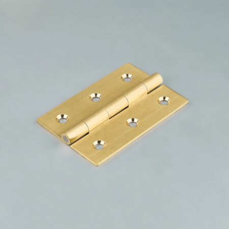 Serenyx Butt Brass Cabinet Hinges (Large) - Gold