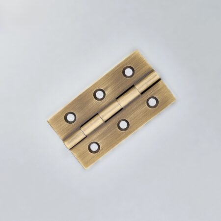 Serenyx Butt Brass Cabinet Hinges (Medium) - Antique Bronze