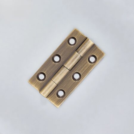 Serenyx Butt Brass Cabinet Hinges (Small) - Antique Bronze