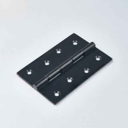 Victyx Washer Brass Cabinet Hinges (Large) - Black