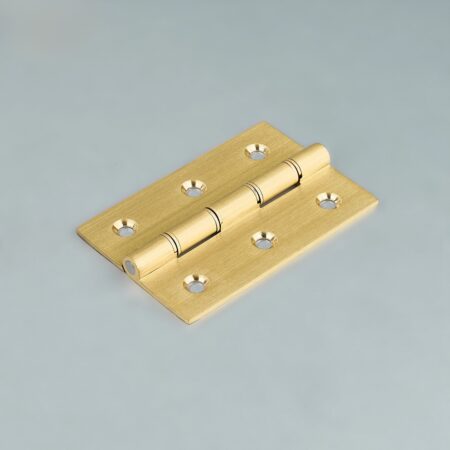 Victyx Washer Brass Cabinet Hinges (Small) - Gold