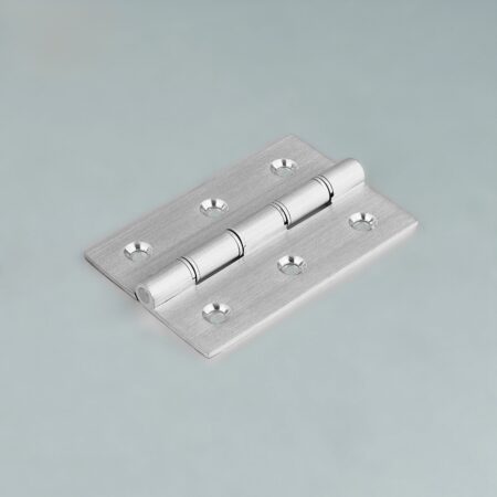 Victyx Washer Brass Cabinet Hinges (Small) - Silver