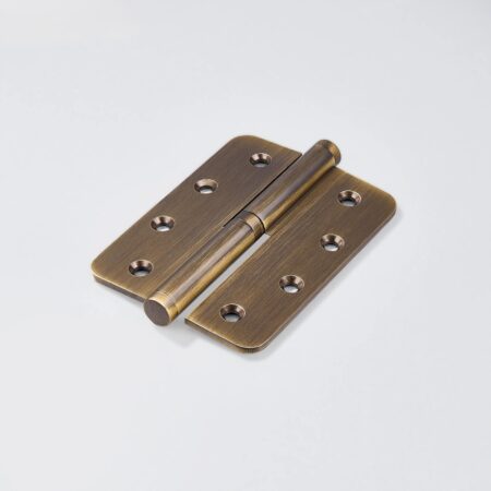 Arcen Lift-Off Rounded Brass Door Hinges - Antique Bronze