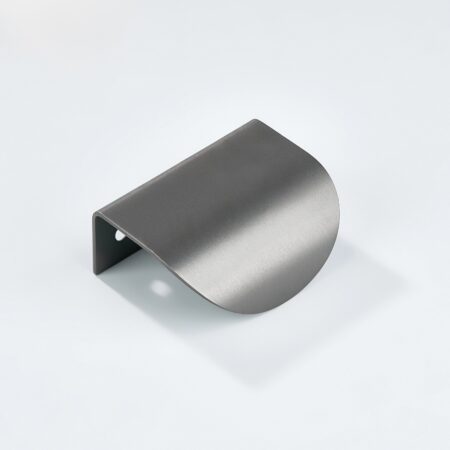Cresta Brass Curve Cabinet Pull - Gunmetal