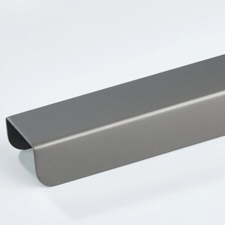 Sierra Curve Lip Pull Brass Handle - Gunmetal