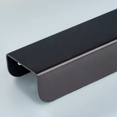 Sierra Curve Lip Pull Brass Handle -  Oil Rubbed Bronze