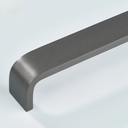 Ellvox Curve Brass Cabinet Handle - Gunmetal