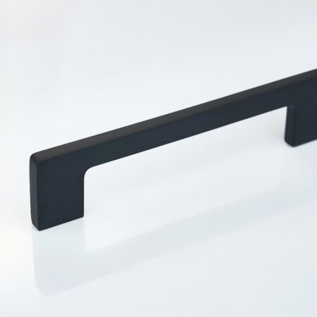 Falvex Slim Brass Cabinet Handle - Black