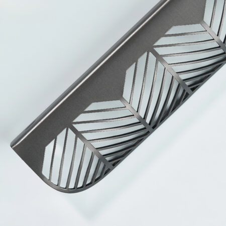 Bluxom Edge Lip Pull Brass Handle - Gunmetal