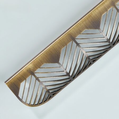 Bluxom Edge Lip Pull Brass Handle - Antique Bronze