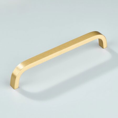 Knytex Curve Brass Cabinet Handle - Gold