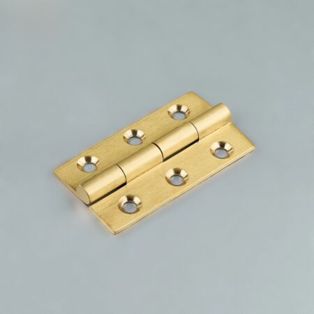 Serenyx Butt Brass Cabinet Hinges (Small) - Gold