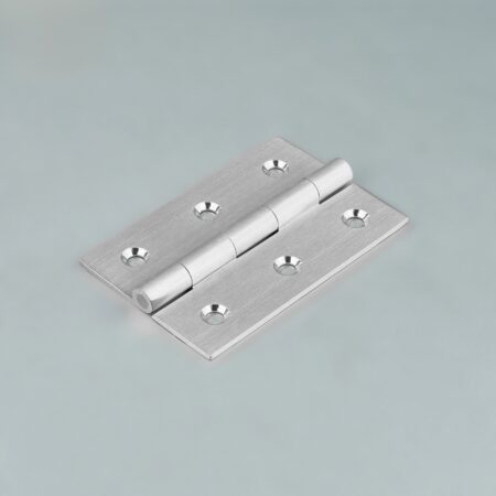 Serenyx Butt Brass Cabinet Hinges (Large) - Silver