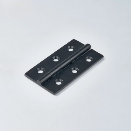 Serenyx Butt Brass Cabinet Hinges (Medium) - Black