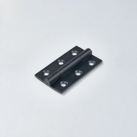 Serenyx Butt Brass Cabinet Hinges (Small) - Black