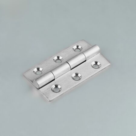 Serenyx Butt Brass Cabinet Hinges (Small) - Silver