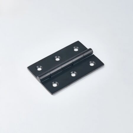 Serenyx Butt Brass Cabinet Hinges (Large) - Black