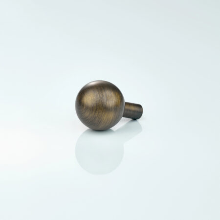 Orva Solid brass Ball Knob - Antique Bronze