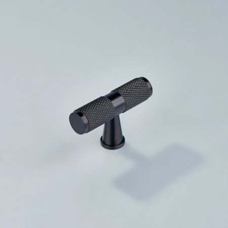 Polo Knurled Brass Cabinet T-Knob - Oil Rubbed Bronze