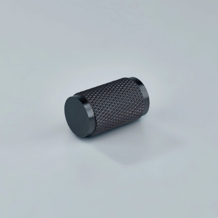 Polo Knurled Brass Cylinder Knob - Oil Rubbed Bronze
