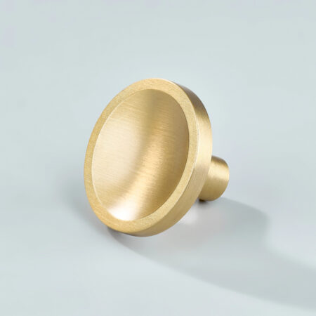 Cael Round Brass Cabinet Knob - Gold