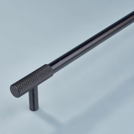 Jorel Knurled Brass Cabinet Handle - Oil Rubbed Bronze