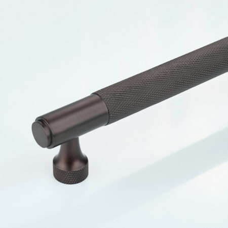 Ivon Knurled Brass Cabinet Handle - Oil Rubbed Bronze