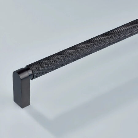 Arvel Knurled Brass Cabinet Handle - Oil Rubbed Bronze