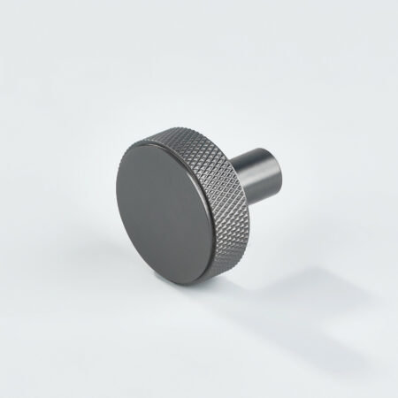 Ambra Round Knob - Gunmetal