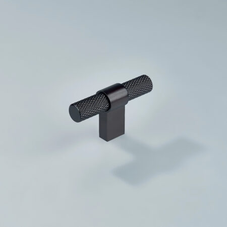 Varo Knurled Brass Cabinet T-Knob - Oil Rubbed Bronze