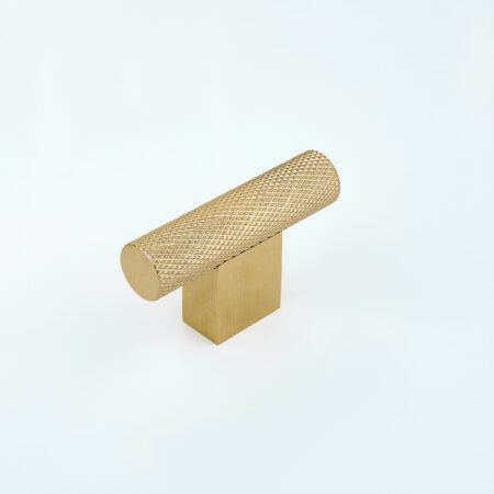 Daxon Knurled Brass Cabinet T-Knob - Gold