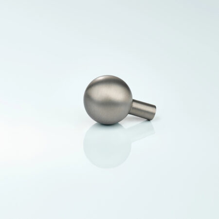 Orva Solid brass Ball Knob - Silver